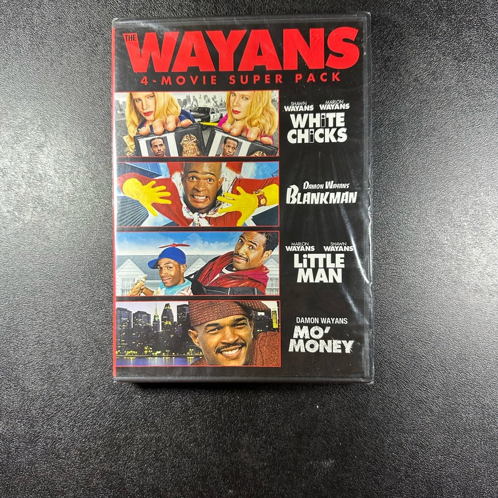 Wayans 4-Movie Super Pack (DVD) Comedy at it's best - Four Movies!! New Sealed!